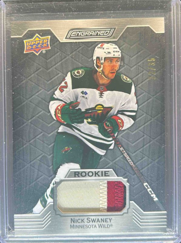 2023 Upper Deck Engrained #128 Memorabilia Ebony /15