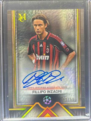 2023 Topps Museum Collection UEFA Club Competitions #AA-FI1 Archival Autographs - Gold /50