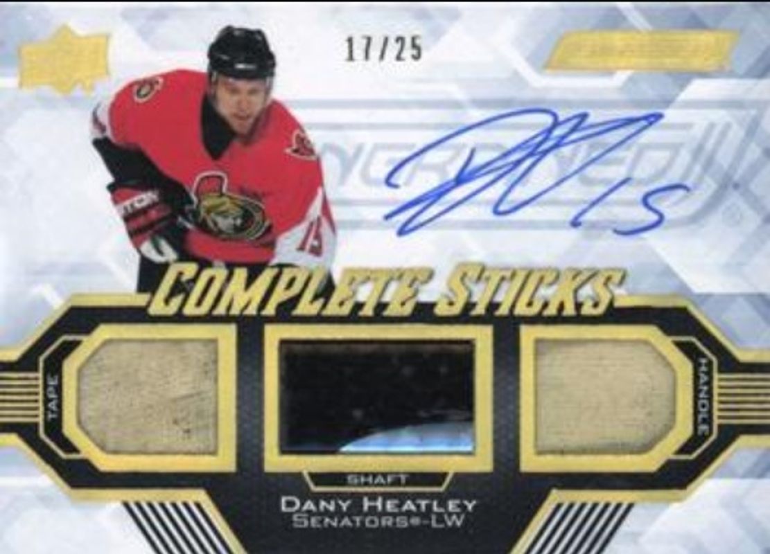 2023 Upper Deck Engrained #CSS-DH Complete Sticks Signatures /25