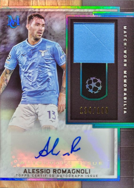 2023 Topps Museum Collection UEFA Club Competitions #MAR-BA Museum Autographs Relics Aquamarine /199