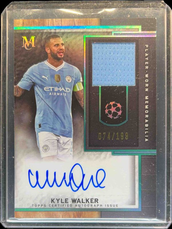2023 Topps Museum Collection UEFA Club Competitions #MAR-KW Museum Autographs Relics Aquamarine /199