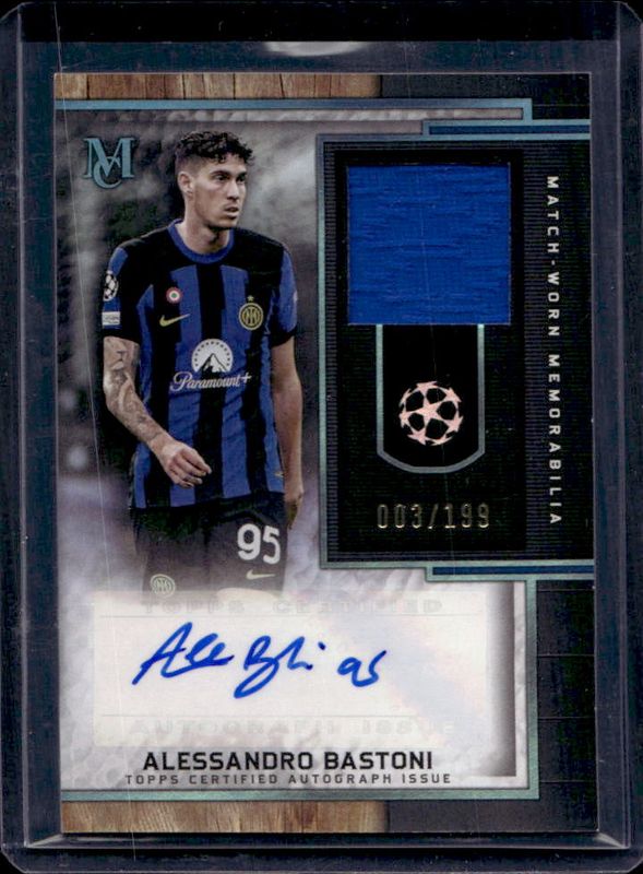 2023 Topps Museum Collection UEFA Club Competitions #MAR-AI Museum Autographs Relics Aquamarine /199