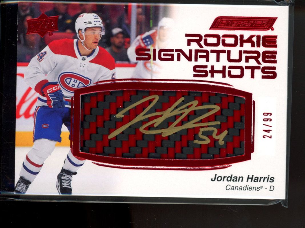 2023 Upper Deck Engrained #RSS-JH 2022 Upper Deck Engrained Update: Rookie Signatures Shots Red Stick /45