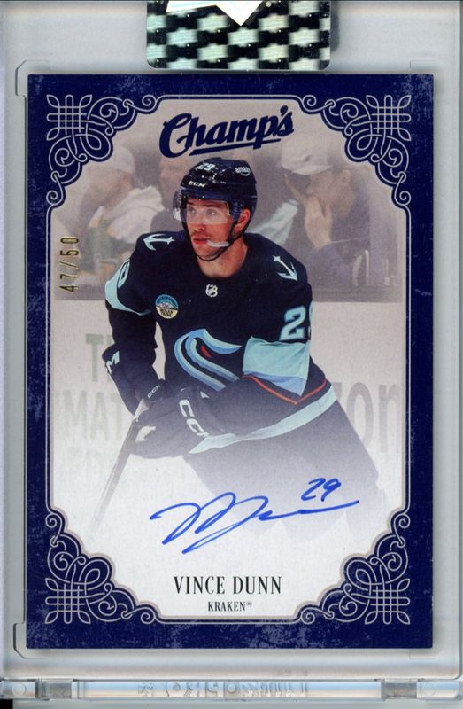 2023 Upper Deck Clear Cut #C-VD Champs Autos - Blue /50