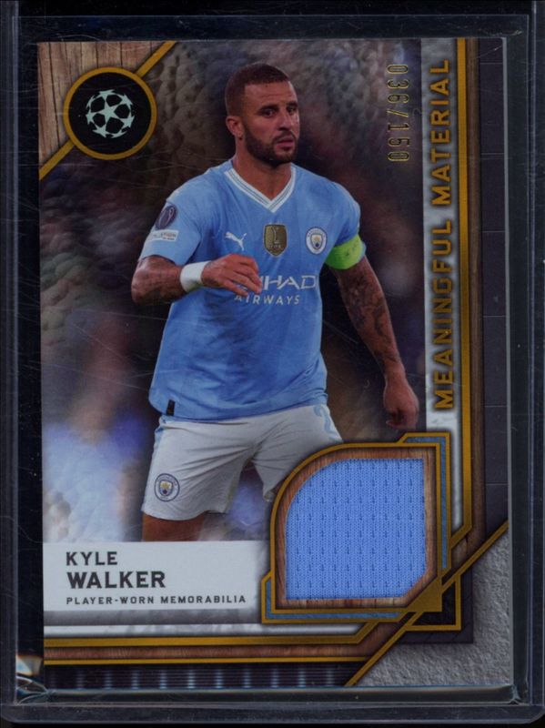 2023 Topps Museum Collection UEFA Club Competitions #MMSR-KW Meaningful Material Single Relics Citrine /150