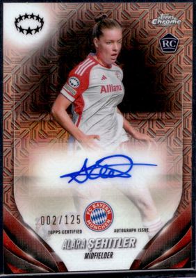 2023 Topps Chrome UEFA Women's Champions League #A-AS Autographs - Rose Gold Mojo /125