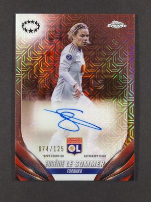 2023 Topps Chrome UEFA Women's Champions League #A-EL Autographs - Rose Gold Mojo /125