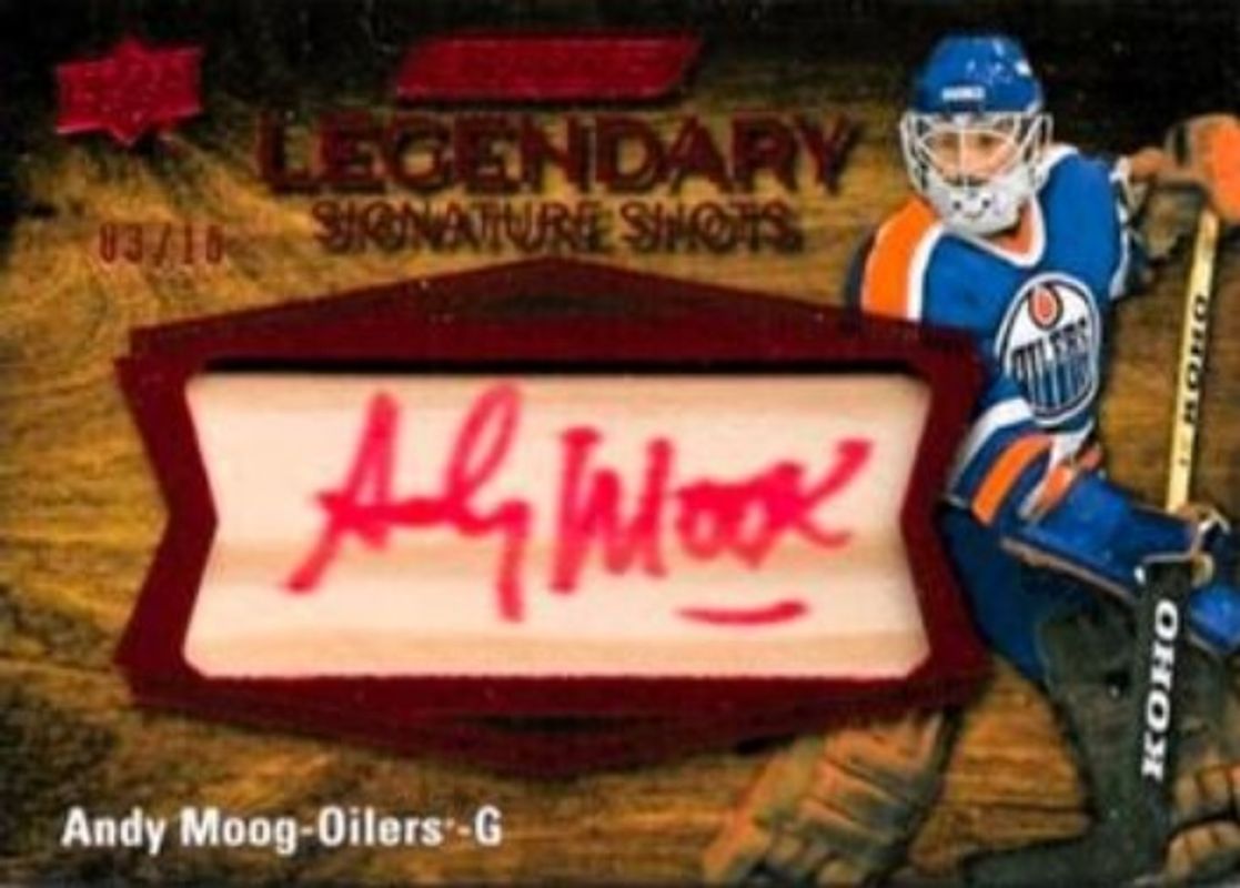2023 Upper Deck Engrained #LSS-AM Signatures Shots Legendary Red Ink /10