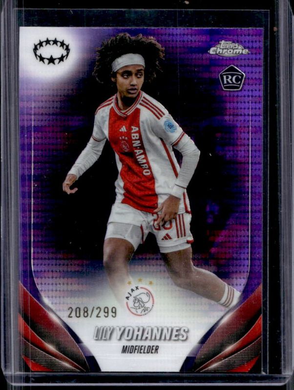 2023 Topps Chrome UEFA Women's Champions League #25 Purple Pulsar /299