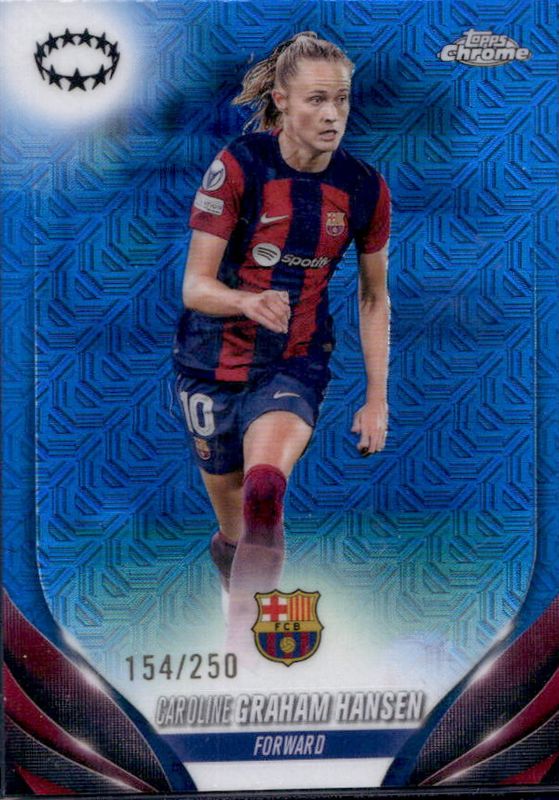 2023 Topps Chrome UEFA Women's Champions League #32 Blue Mojo /250
