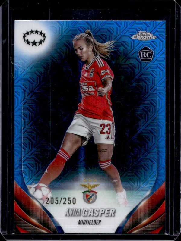 2023 Topps Chrome UEFA Women's Champions League #95 Blue Mojo /250