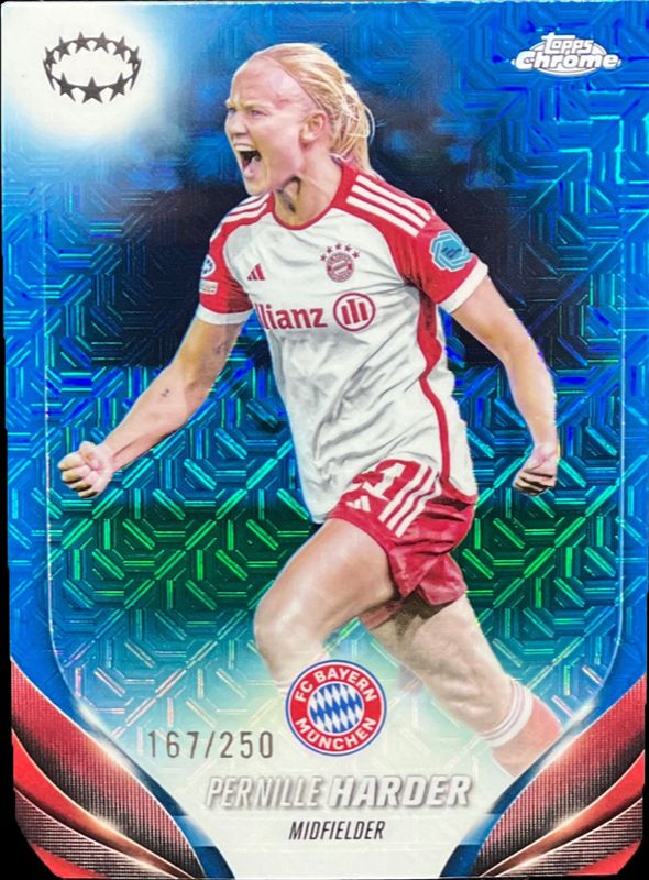 2023 Topps Chrome UEFA Women's Champions League #78 Blue Mojo /250
