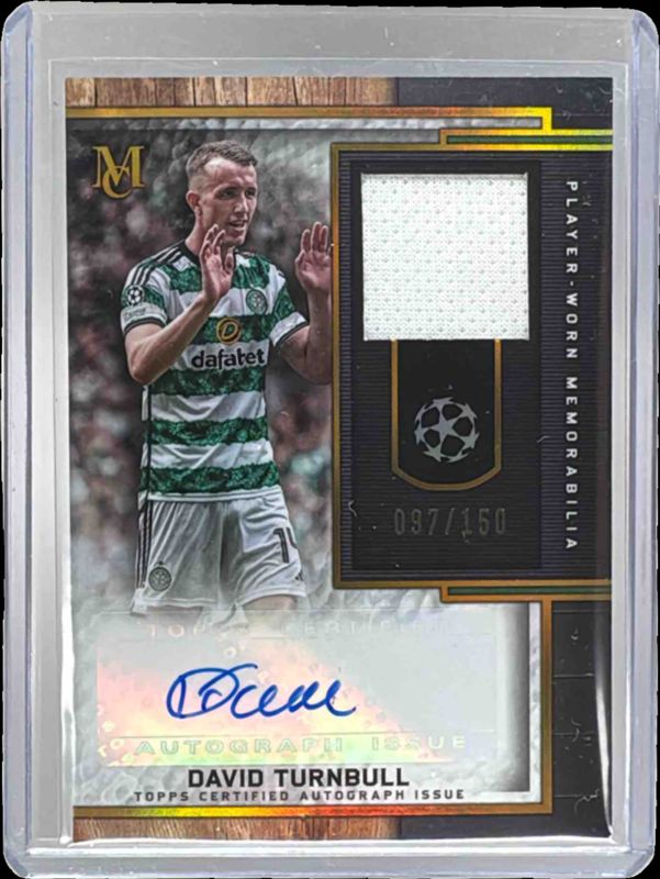 2023 Topps Museum Collection UEFA Club Competitions #MAR-DT Museum Autographs Relics Citrine /150