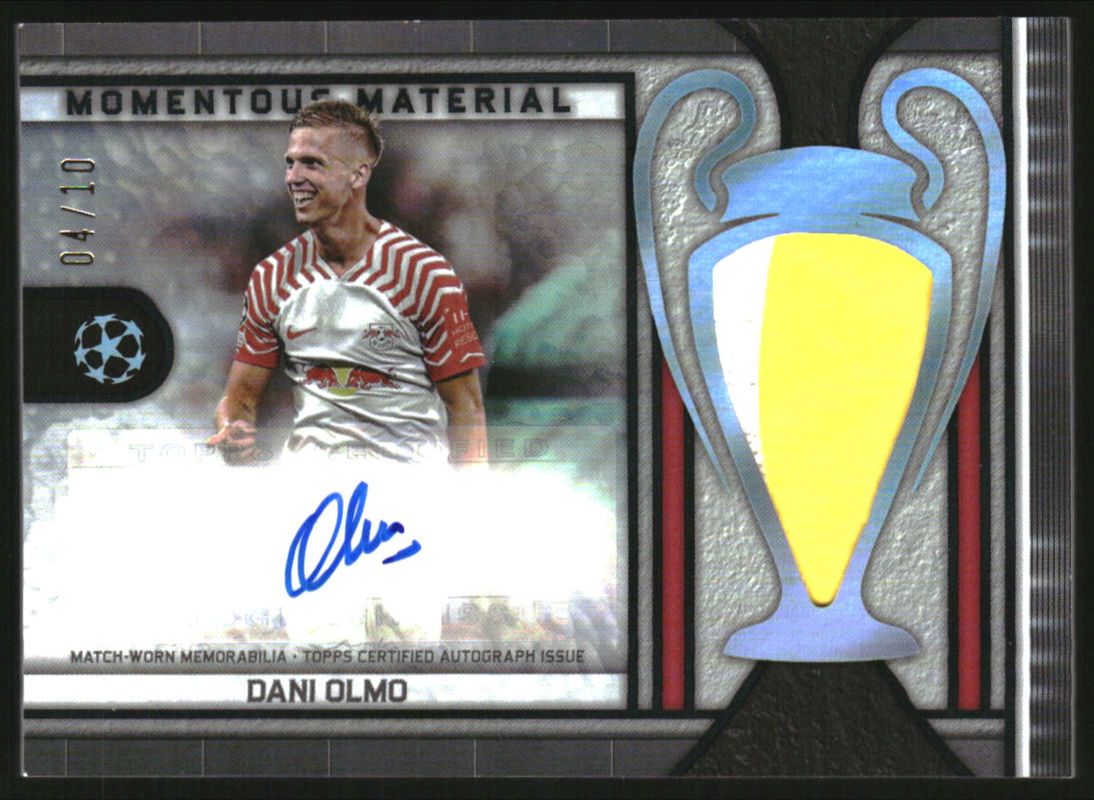 2023 Topps Museum Collection UEFA Club Competitions #MMJA-DO Momentous Material Jumbo Autographs - Black Diamond /10