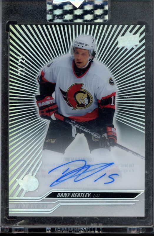 2023 Upper Deck Clear Cut #CC-HE Outburst /25