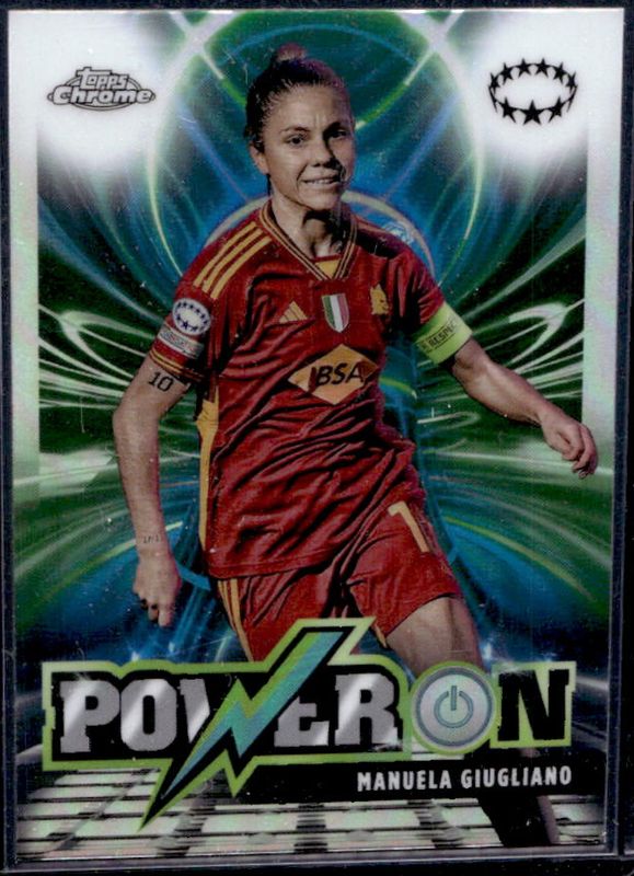 2023 Topps Chrome UEFA Women's Champions League #PO-9 Power On
