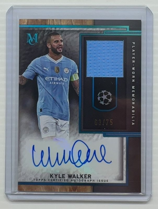 2023 Topps Museum Collection UEFA Club Competitions #MAR-KW Museum Autographs Relics - Sapphire /75