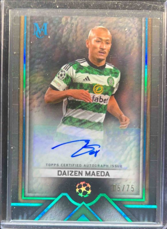2023 Topps Museum Collection UEFA Club Competitions #AA-DM2 Archival Autographs - Sapphire /75