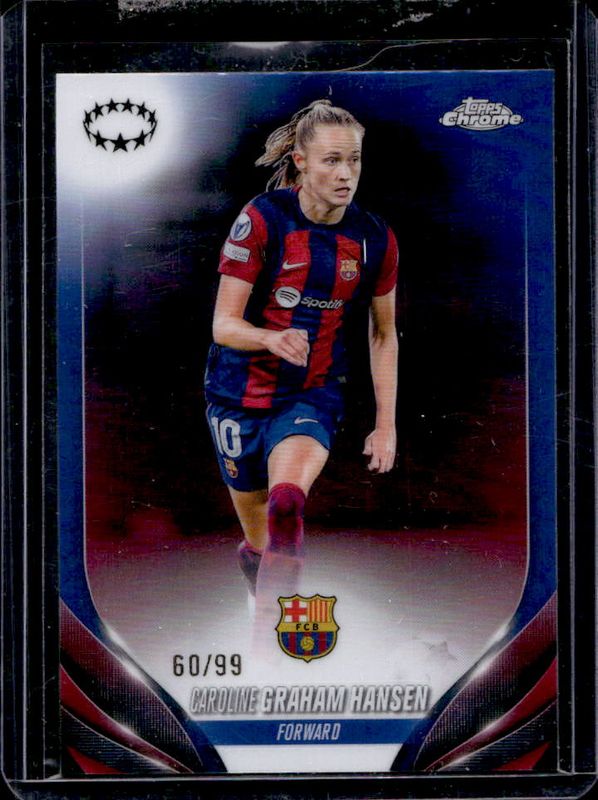 2023 Topps Chrome UEFA Women's Champions League #32 Team Color Match /99