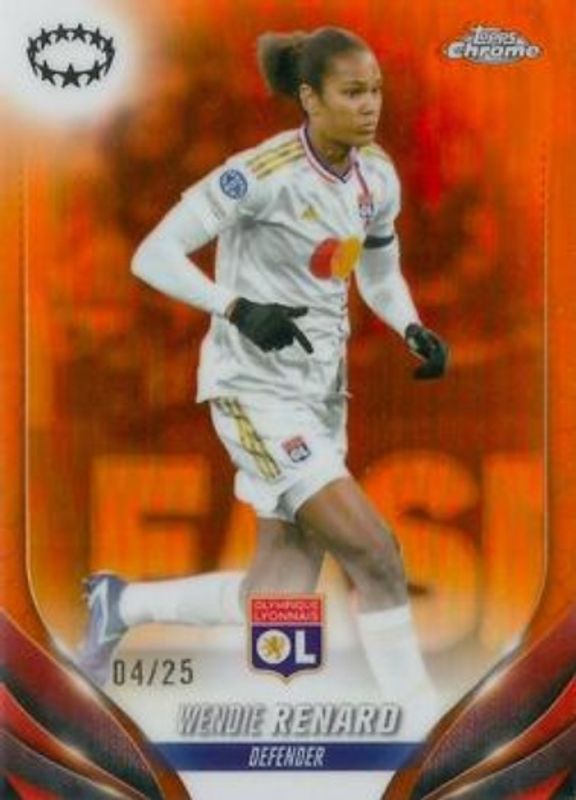 2023 Topps Chrome UEFA Women's Champions League #3 Orange /25