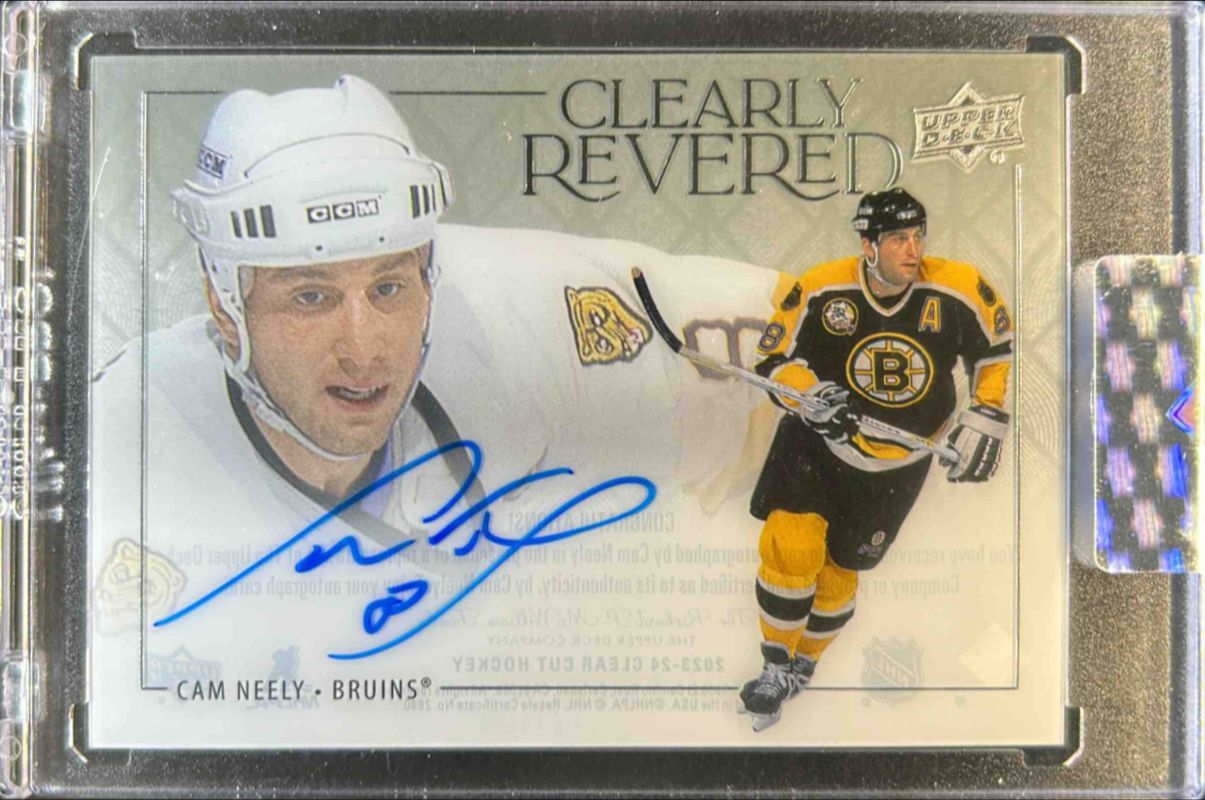 2023 Upper Deck Clear Cut #CR-CN Clearly Revered Autos