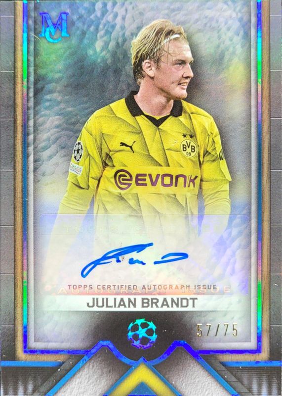 2023 Topps Museum Collection UEFA Club Competitions #AA-BJ3 Archival Autographs - Sapphire /75