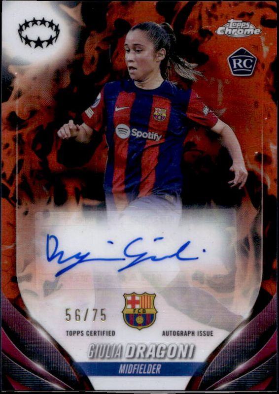2023 Topps Chrome UEFA Women's Champions League #A-GD Autographs - Inferno /75