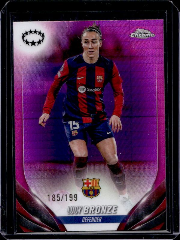 2023 Topps Chrome UEFA Women's Champions League #88 Pink Prism /199
