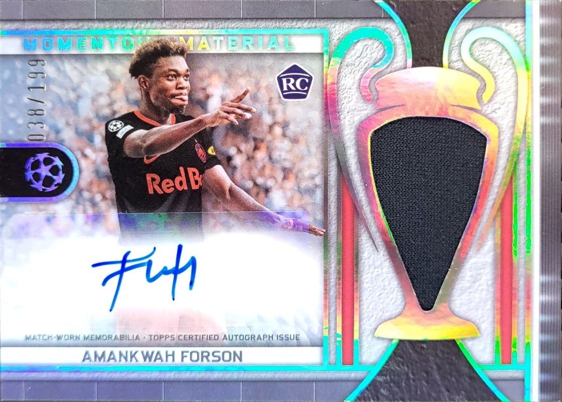 2023 Topps Museum Collection UEFA Club Competitions #MMJA-AF Momentous Material Jumbo Autographs /199