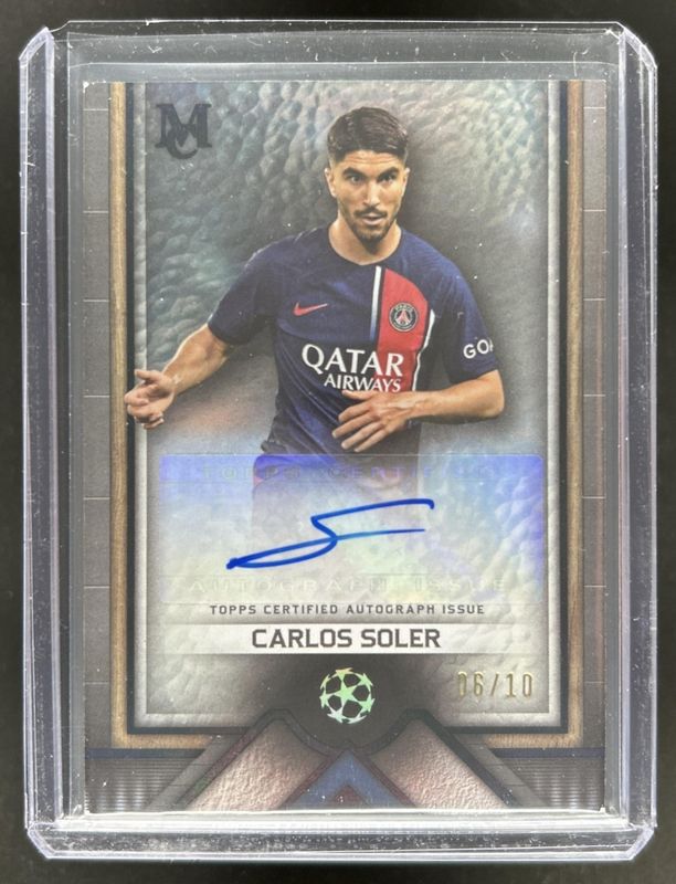 2023 Topps Museum Collection UEFA Club Competitions #AA-CS1 Archival Autographs - Black Diamond /10
