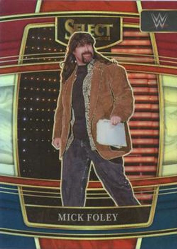 2022 Select WWE #24 Red & Blue