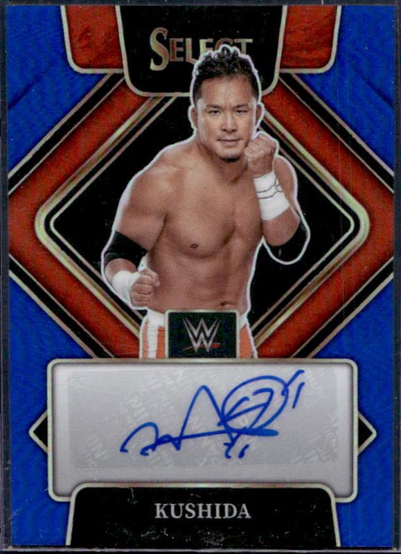2022 Select WWE #SG-KSH Signatures Blue /49