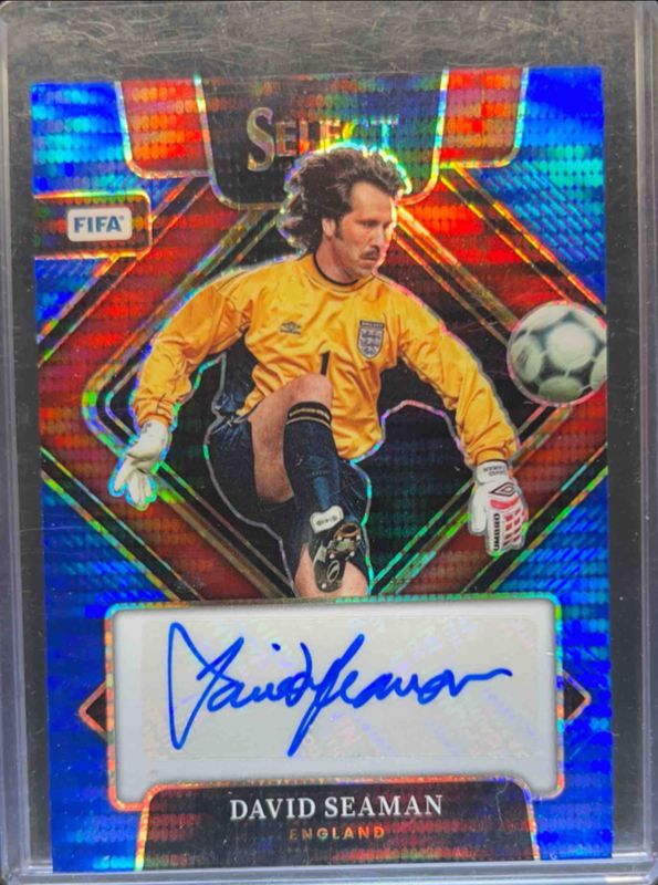 2022 Select FIFA #S-DS Signatures Blue Pulsar