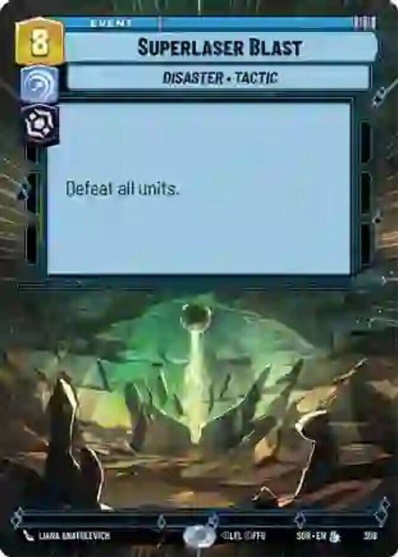 Superlaser Blast 2024 Spark of Rebellion #309 Hyperspace Foil RAW
