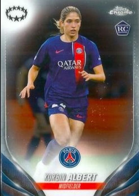 2023 Topps Chrome UEFA Women's Champions League #91 Base