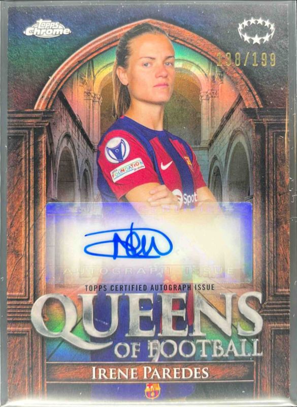 2023 Topps Chrome UEFA Women's Champions League #QA-IP Queens of Football Autographs /199