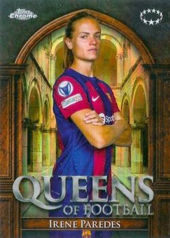 2023 Topps Chrome UEFA Women's Champions League #QF-19 Queens of Football