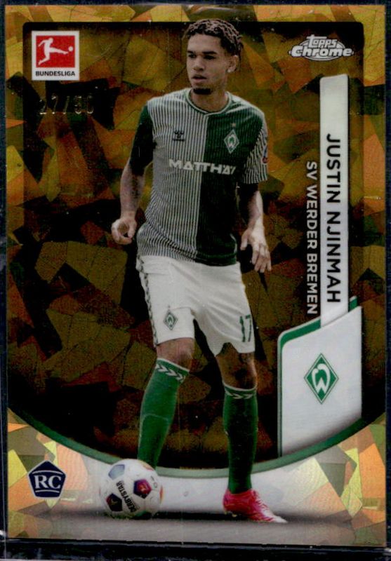 2023 Topps Chrome Bundesliga Sapphire Edition #IV-02 Image Variations - Gold /50