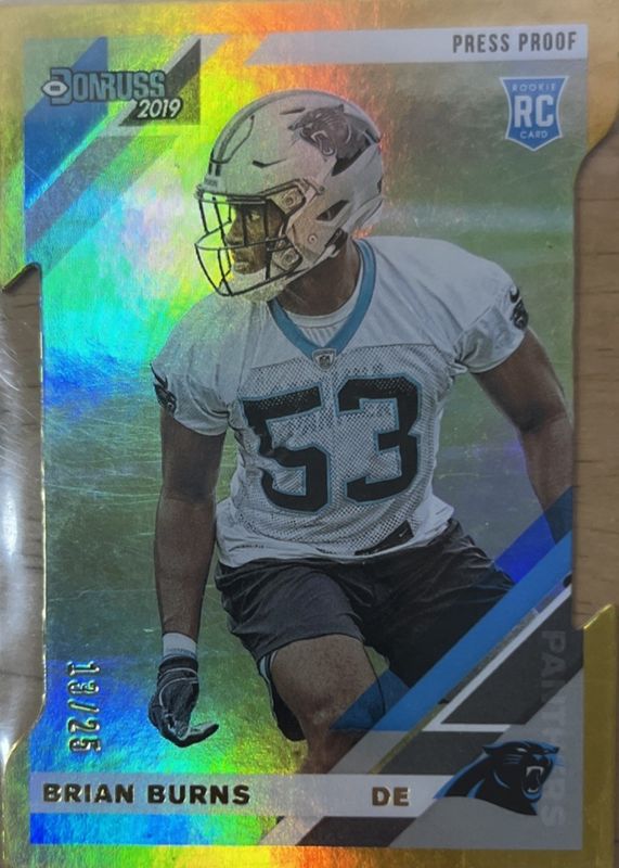 2019 Donruss #256 Press Proof Gold Die-Cut /25