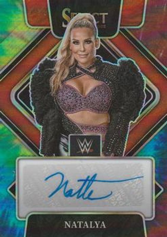 2022 Select WWE #SG-NTY Signatures Tie-Dye /25