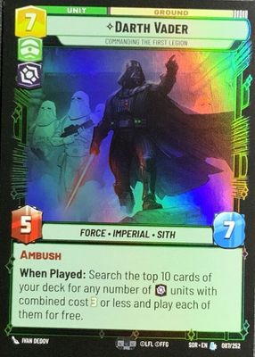 Star Wars Unlimited: Spark Of The Rebellion Foil Card – Legendary, You Pick List