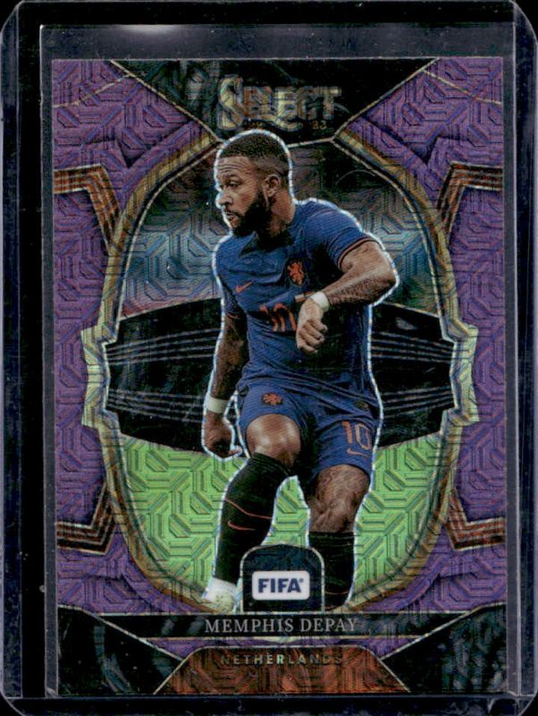 2022 Select FIFA #93 Purple Mojo