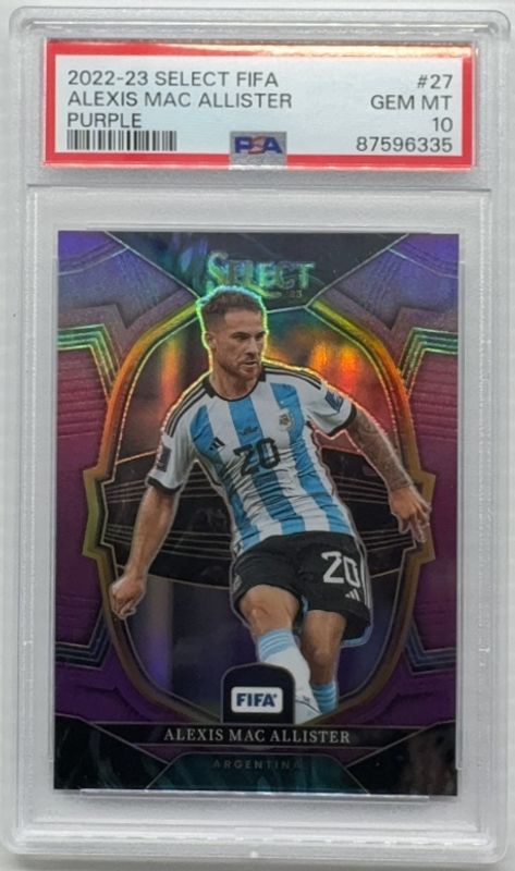 2022 Select FIFA #27 Purple /75