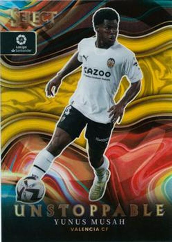 2022 Select La Liga #23 Unstoppable Gold /10