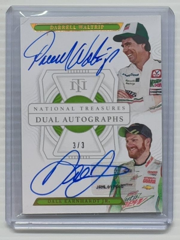 2022 National Treasures NASCAR #DEW Dual Autographs Holo Gold /5