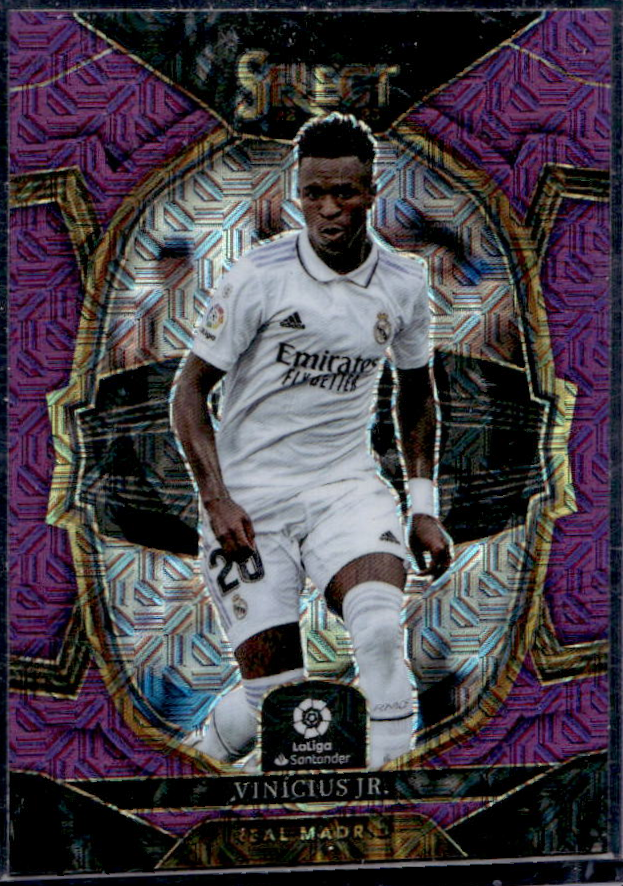 Vinicius Jr. 2022 Select La Liga #75 Purple Mojo Price Guide