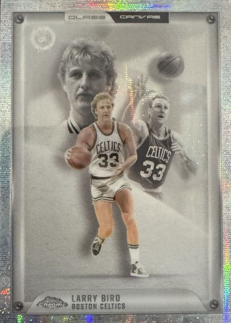 Larry Bird 2025 Topps Chrome #GC-15 Glass Canvas /(SSP) Price