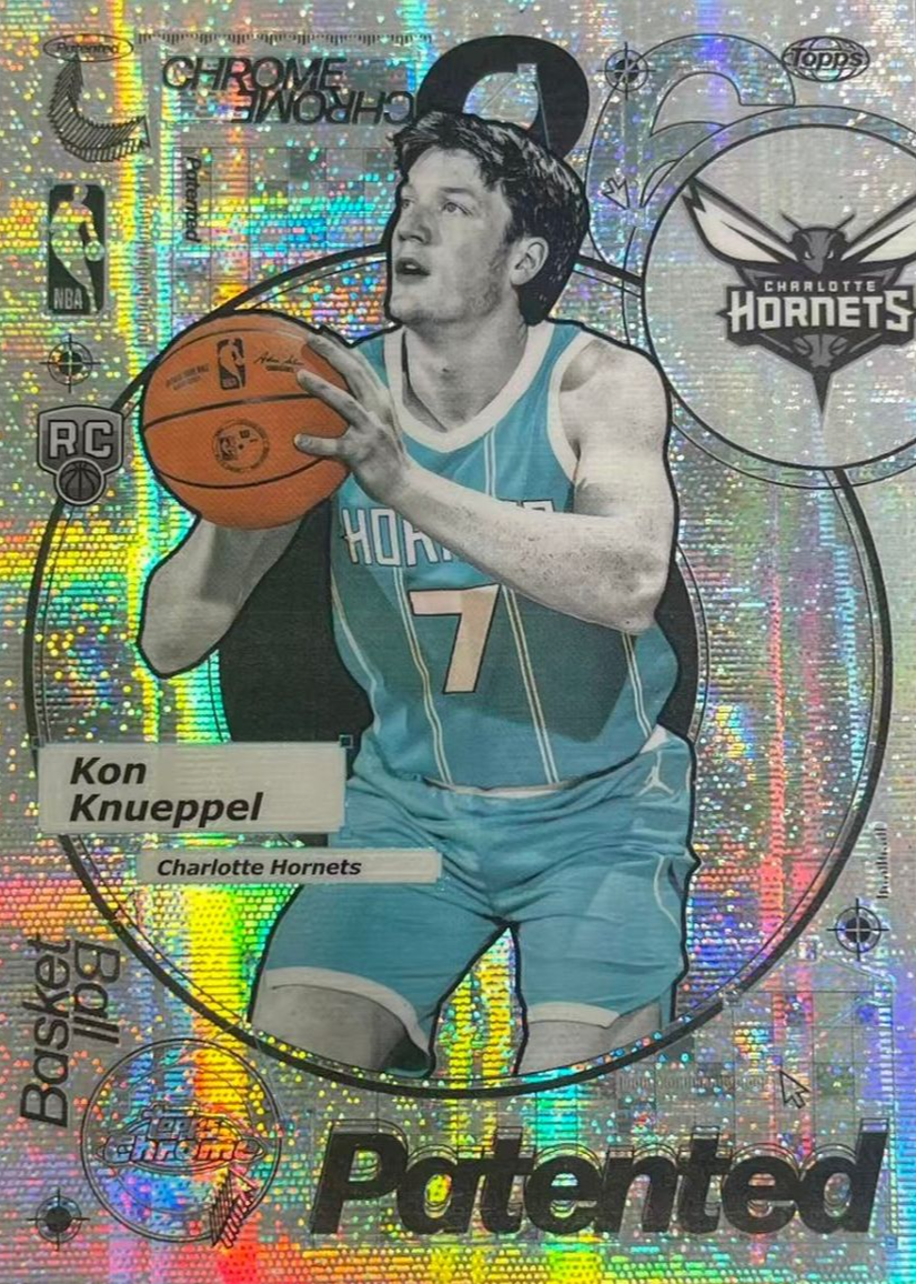 Kon Knueppel 2025 Topps Chrome #PD-19 Patented /(SSP) Price Guide 