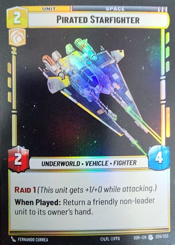 2024 Spark of Rebellion #209 Foil