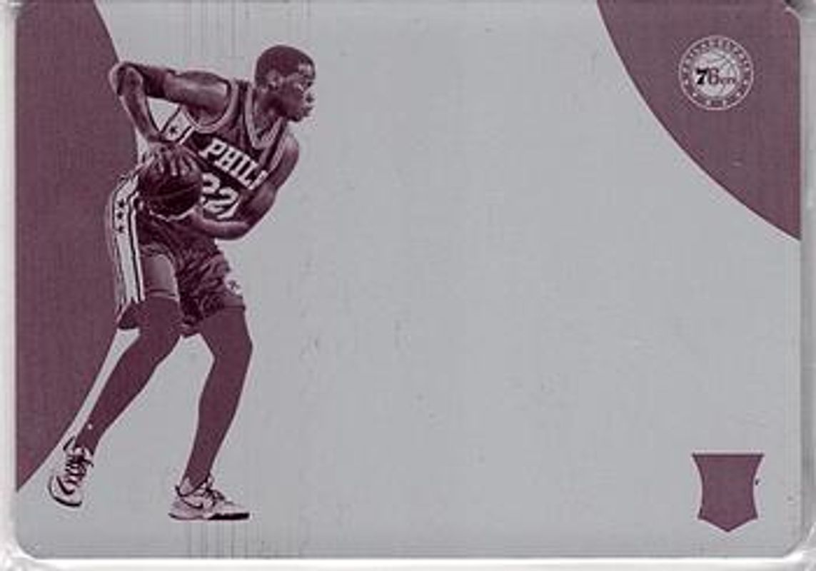 2016 National Treasures #12 2015 Immaculate Collection Rookie Patches - Printing Plates Magenta /1